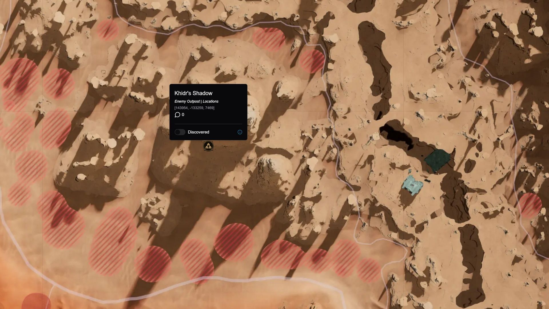 Remember Khidr's Shadow - we'll be back here later for another part of the Dune Awakening Trooper quest (Image via Funcom)